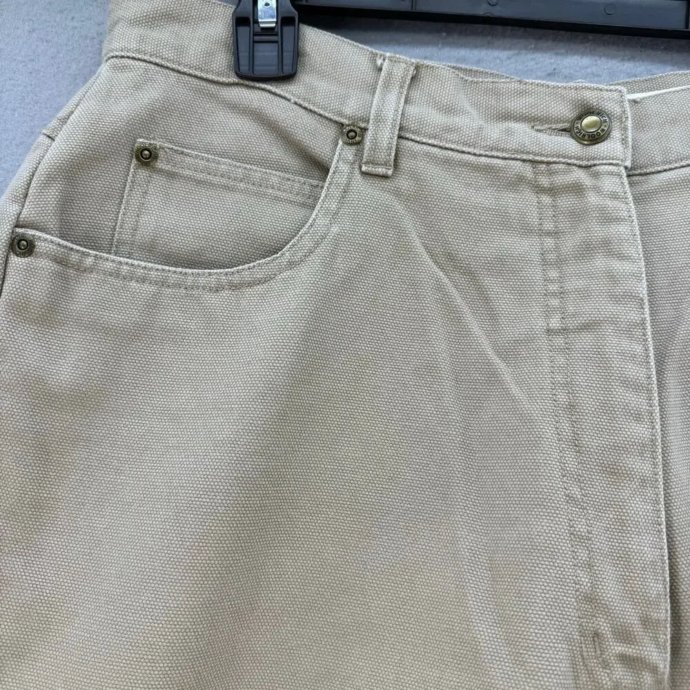Woolrich John Rich and Bros Pants Women's 16 Khaki High Rise Straight Leg VTG - Picture 6 of 15